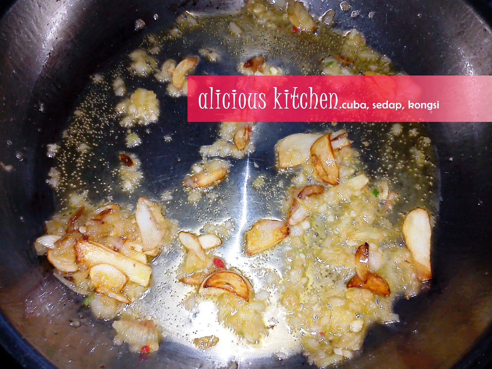 Alicious Kitchen Alicious Recipe Malaysian Fusion Capellini al nero