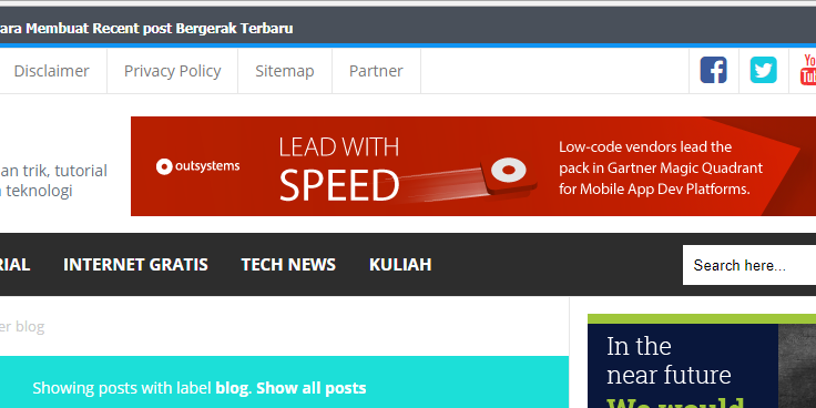 Cara Membuat Breaking News Diblog Terbaru