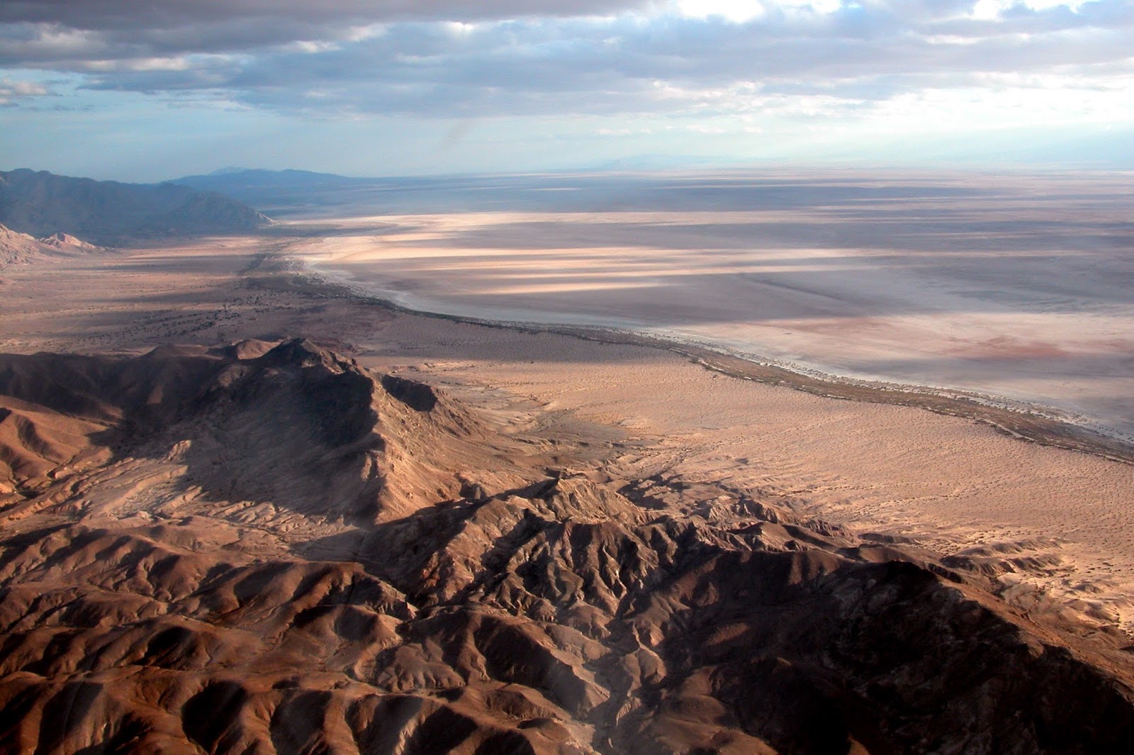 laguna salada, en Baja California, una de las lagunas del norte de México más hermosas.