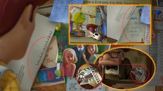 Toy Story 3 Up! postcard animatedfilmreviews.filminspector.com
