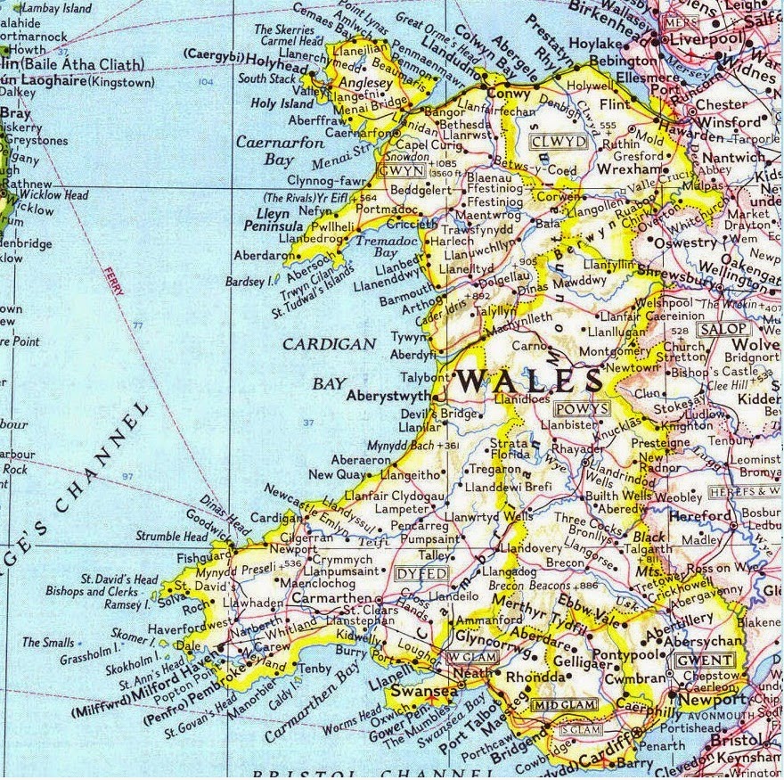 Где находится уэльс. Уэльс Англия на карте. Уэльс на карте Великобритании. Уэльс карта географическая. Карта Уэльса на русском языке с городами.