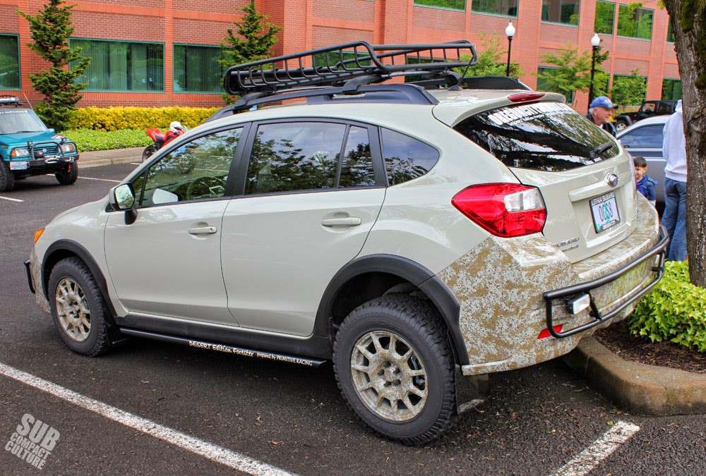 The Primitive Racing Subaru Xv Crosstrek Subcompact Culture Rear Of Primitive Desert Edition Subaru Xv Crosstrek