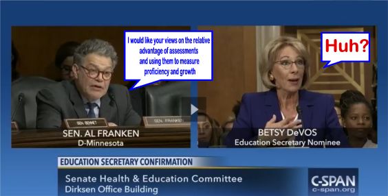 big education ape betsy devos offers no guarantee that she will