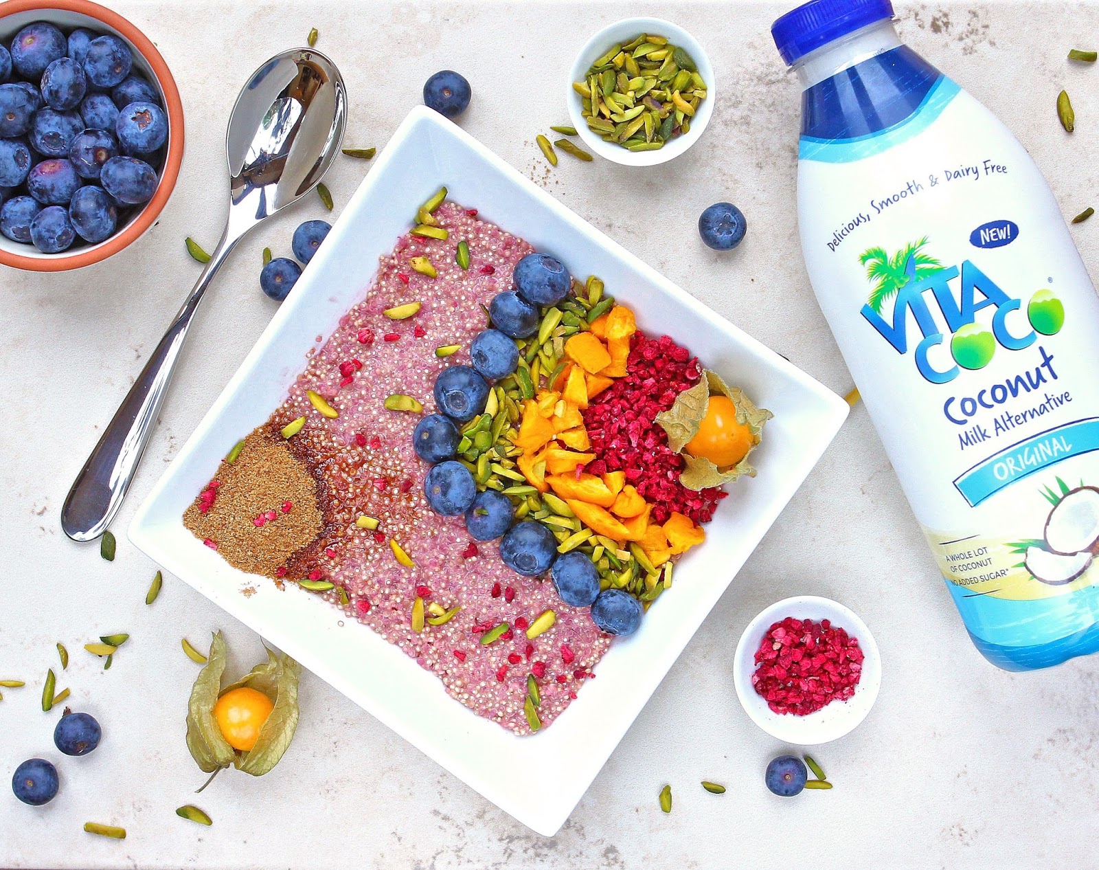 Gluten Free Alchemist Quinoa Rainbow Breakfast Bowl (gluten free