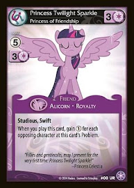 My Little Pony Princess Twilight Sparkle, Princess of Friendship The Crystal Games CCG Card