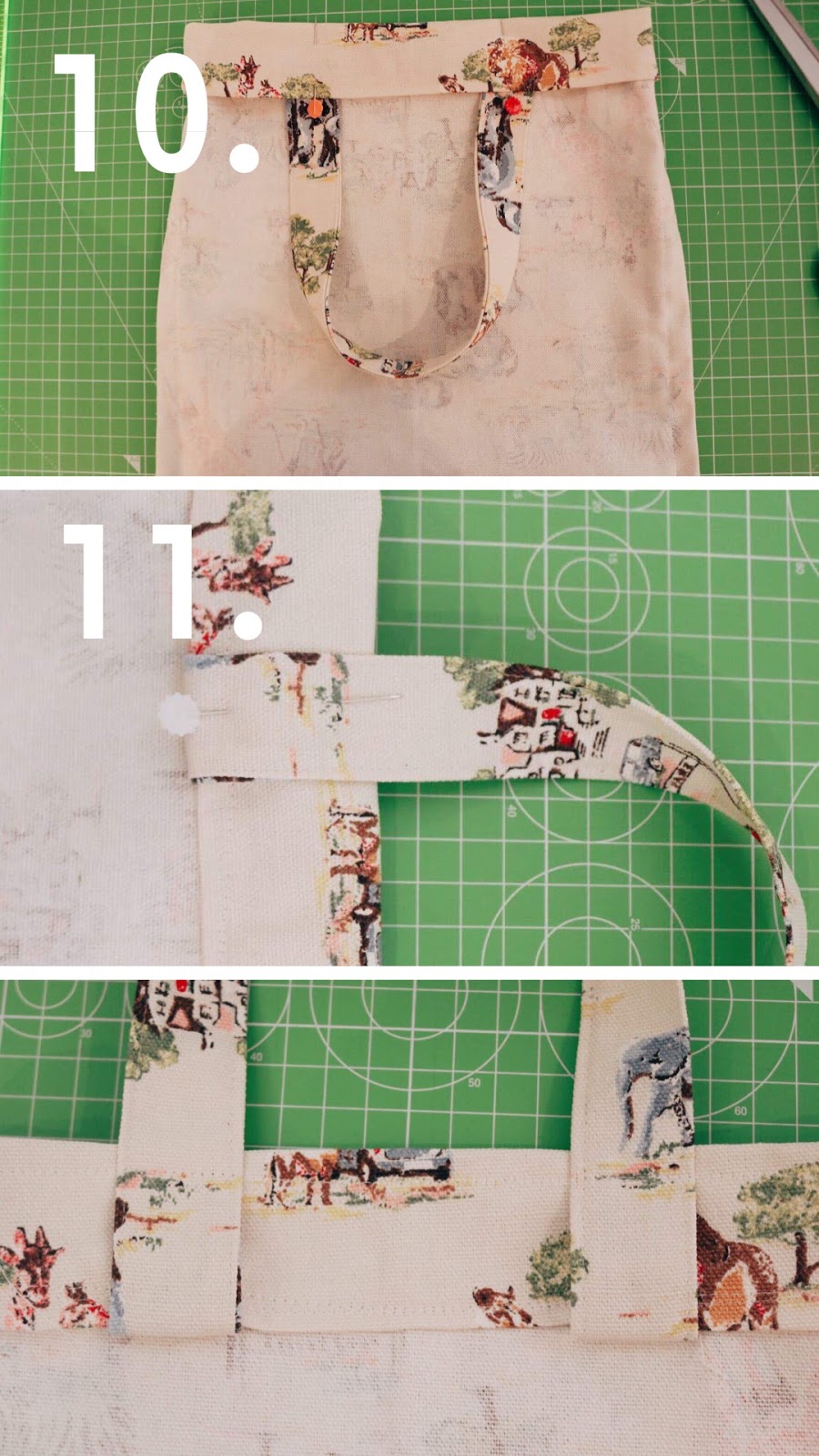 Hanging Storage Bags {Simple Sewing} Brick Dust & Glitter