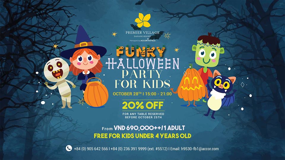 TOP KHÁCH SẠN TỔ CHỨC HALLOWEEN TỐT NHẤT TẠI ĐÀ NẴNG