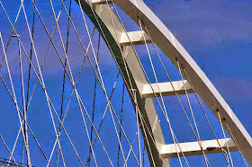 steel and sky, bridge