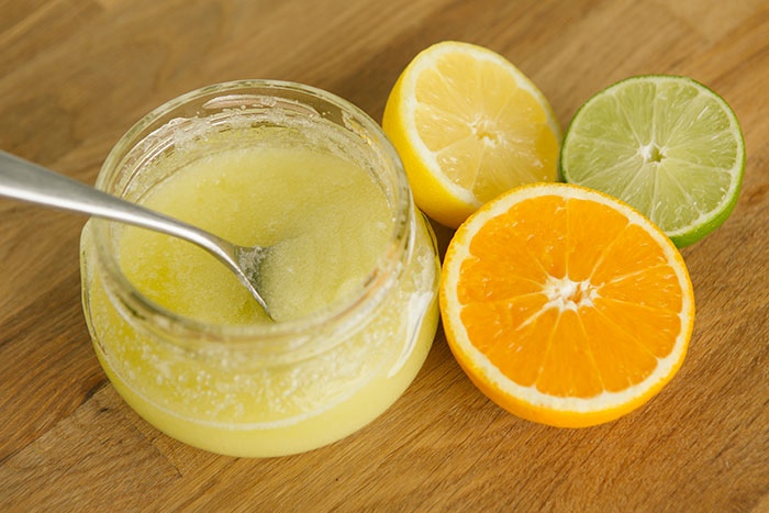 DIY sugar body scrub