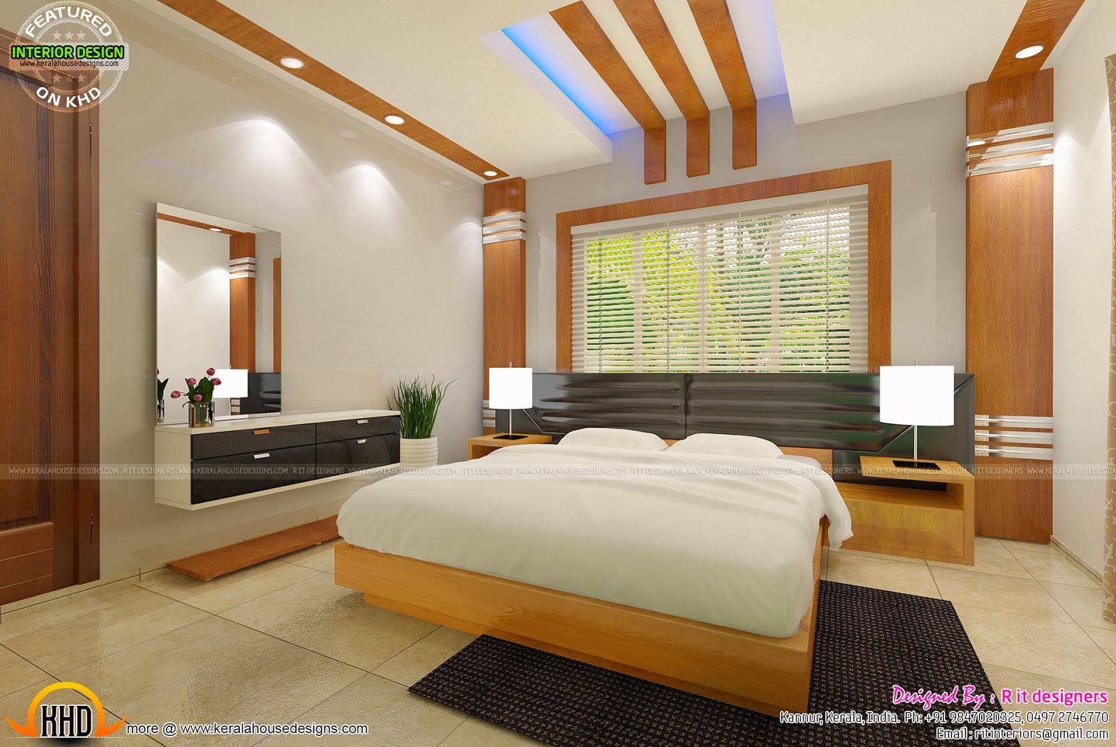 Bedroom interior design with cost - Kerala home design and ...