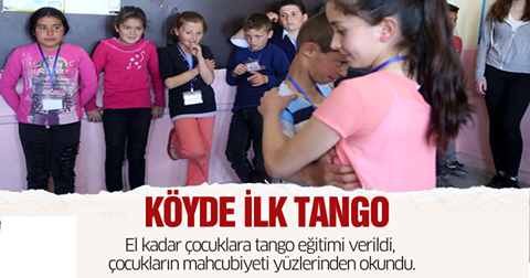 El kadar çocuklara tango eğitimi verildi, çocukların mahcubiyeti yüzlerinden okundu. | Akademi Dergisi akademi dergisi, Mehmet Fahri Sertkaya, sosyal sorumluluk projesi, tango, batı kültürü, zekeriya çakmak, anadolu ajansı, resim,tiyatro,müzik,sinema,dans
