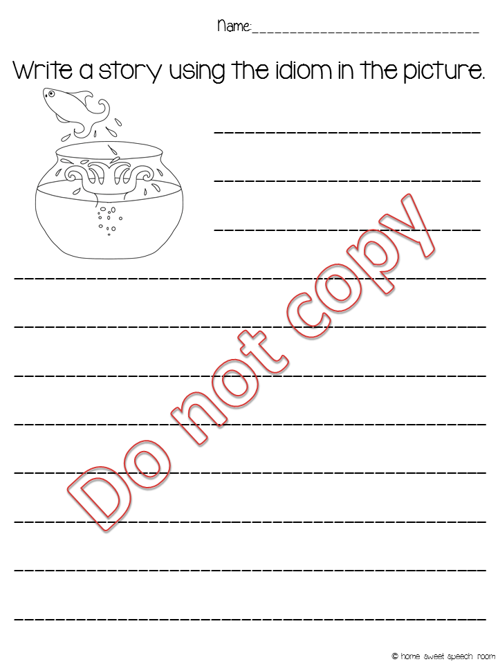 idiom coloring pages - photo #15