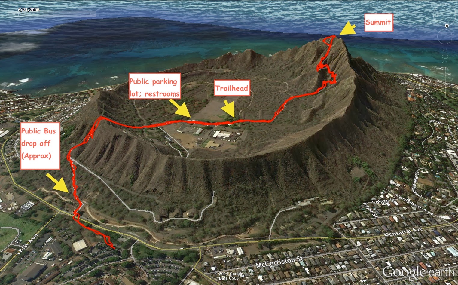 Adventures of a MiddleAged Drama Queen Climbing Diamond Head A