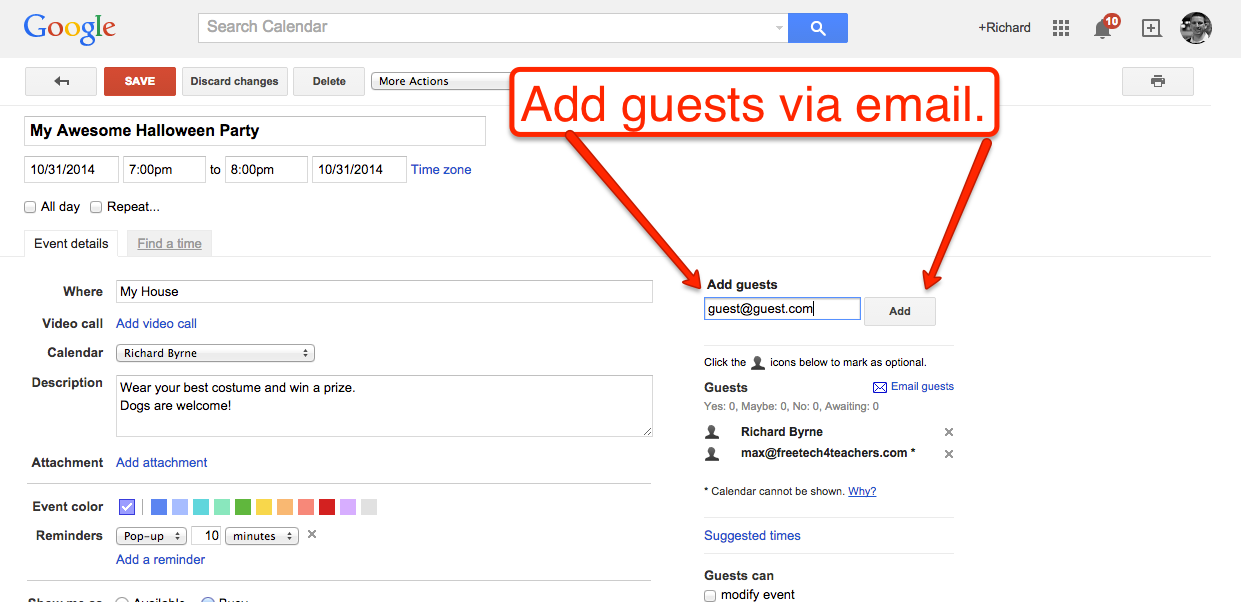 How To Forward A Meeting Invite In Google Calendar