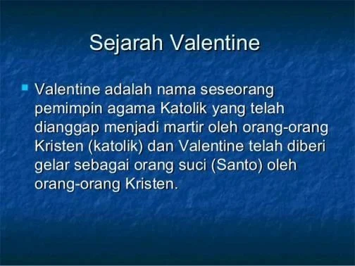sejarah valentine day menurut katolik