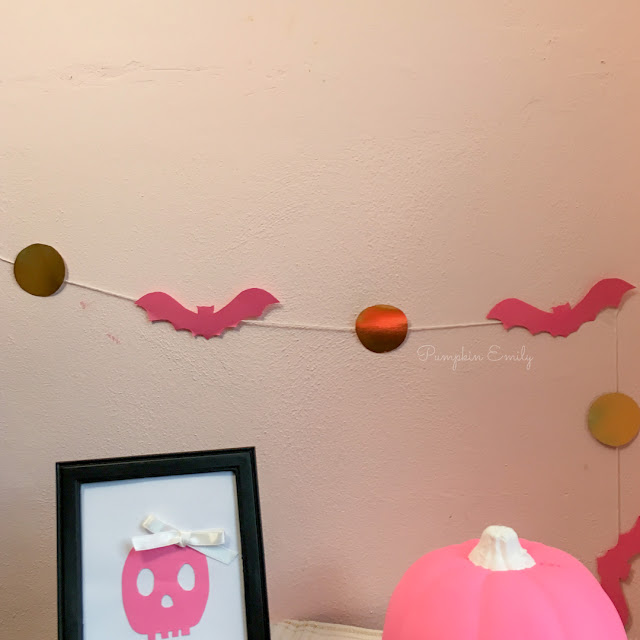 Pink DIY Bat Garland