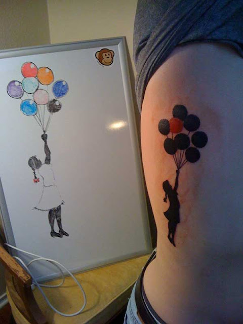 tatuagens de balões para as meninas tatuagens de balões para as meninas