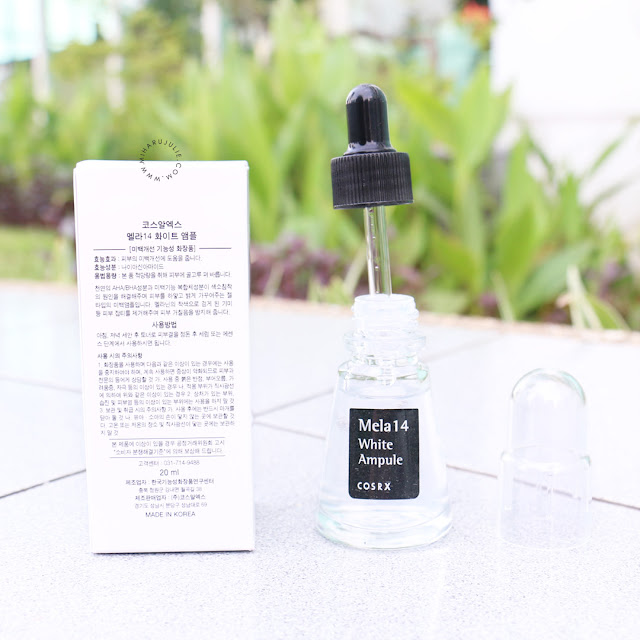 COSRX Mela 14 White Ampule Review indonesia beauty and travel blogger