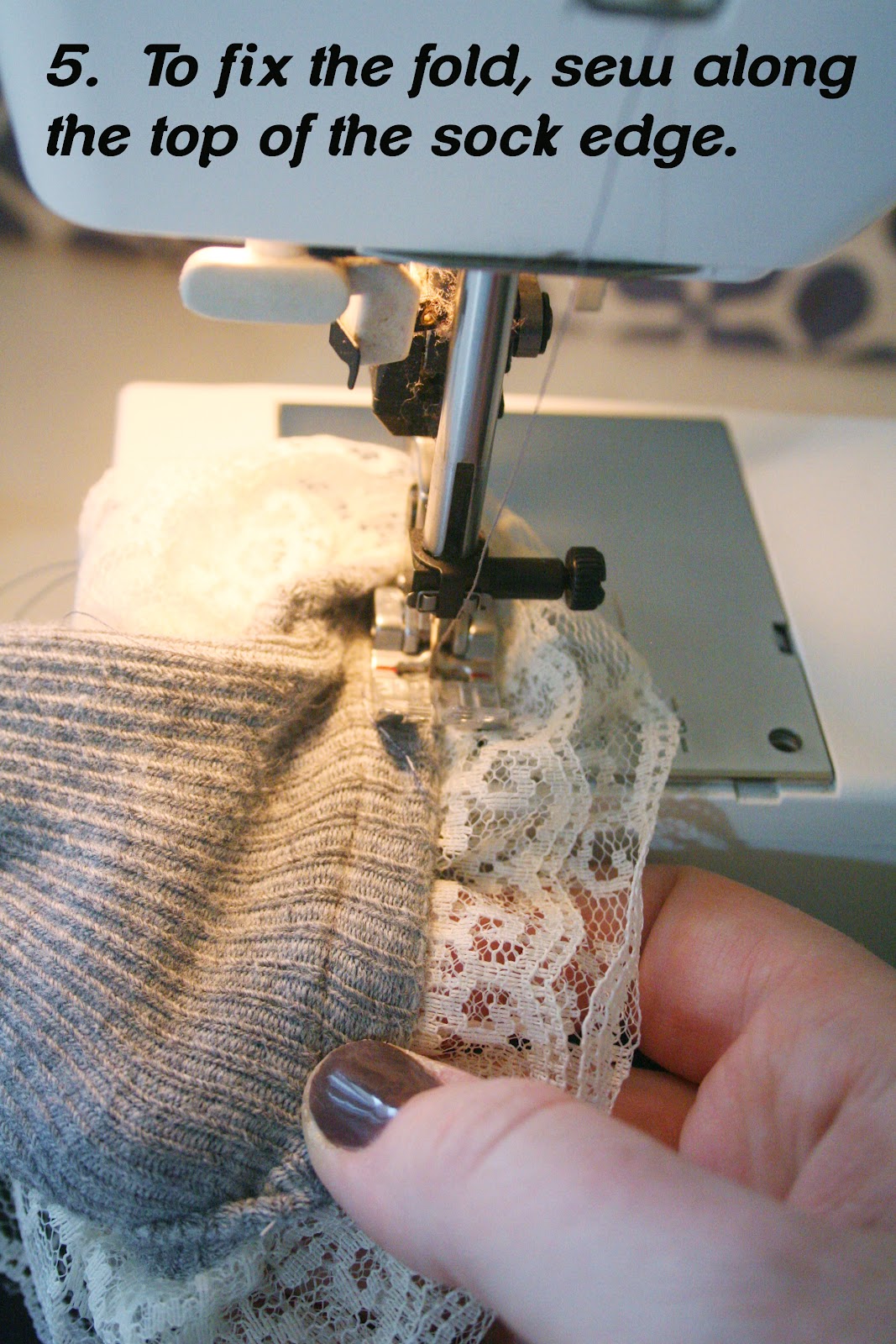 Better Life Blog: ruffle knee socks tutorial