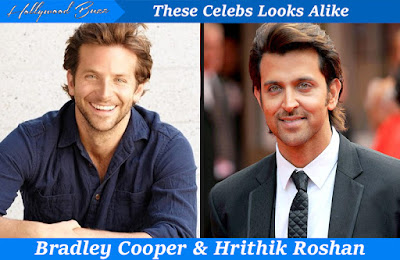 Hrithik Roshan & Bradley Cooper These Hollywood & Bollywood Celebs look alike, Hollywood Buzz