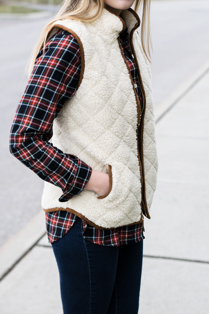 N I C H O L L E S O P H I A: Sherpa Vest