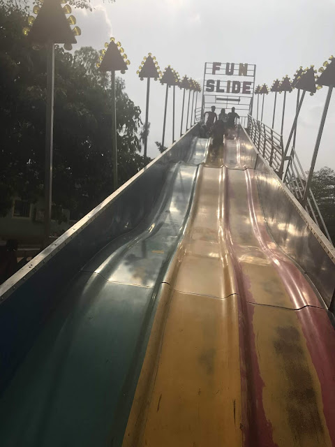 fun slide in the park