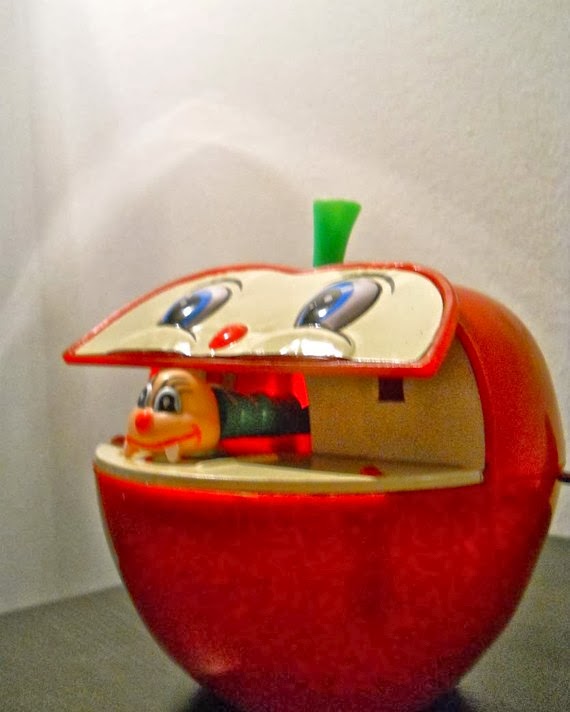 Herbie's World of Kitsch & Toys Vintage Apple Bank Money Box With
