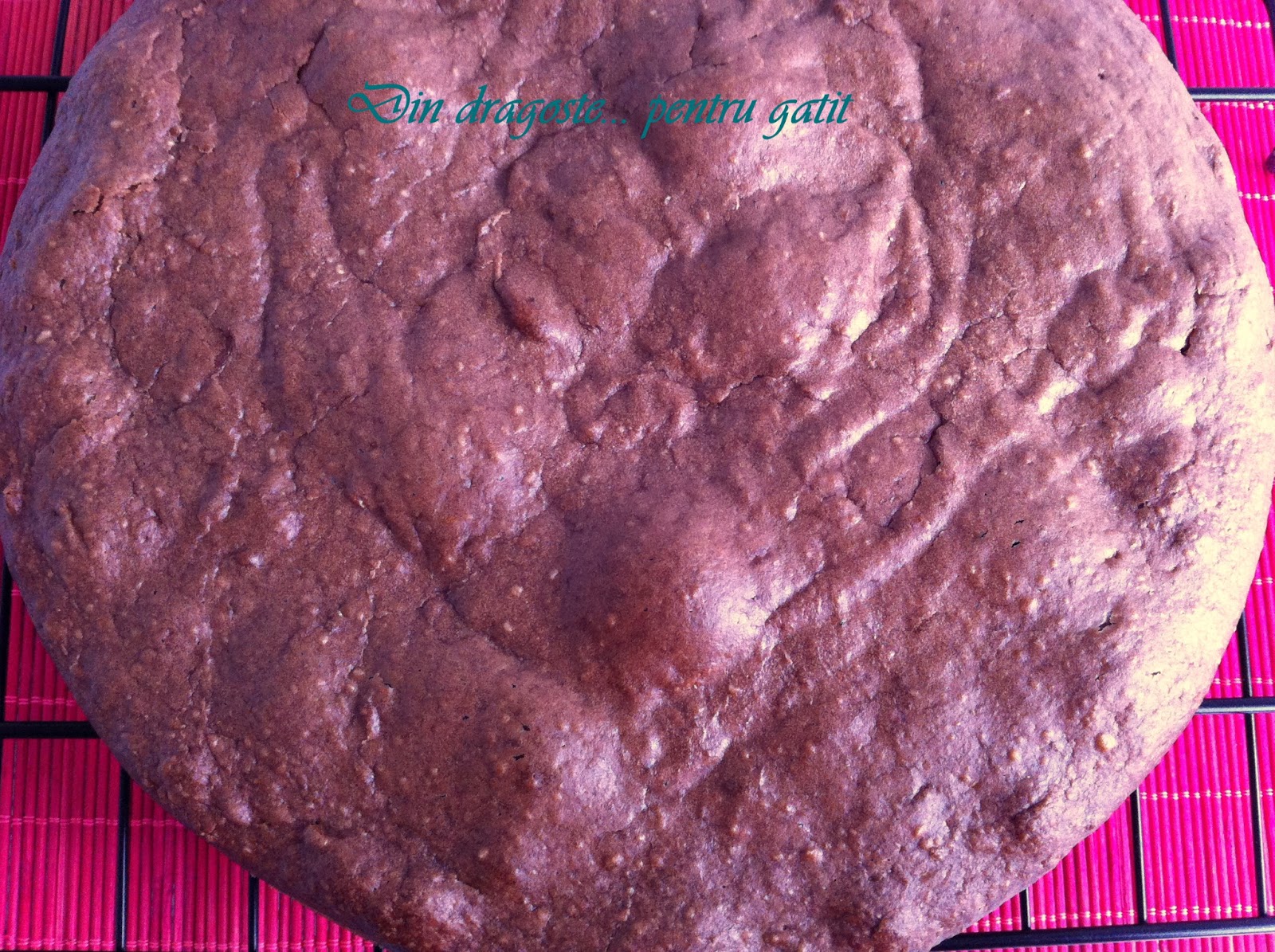 Prăjitură cu nucă, cacao şi potrocală - de post