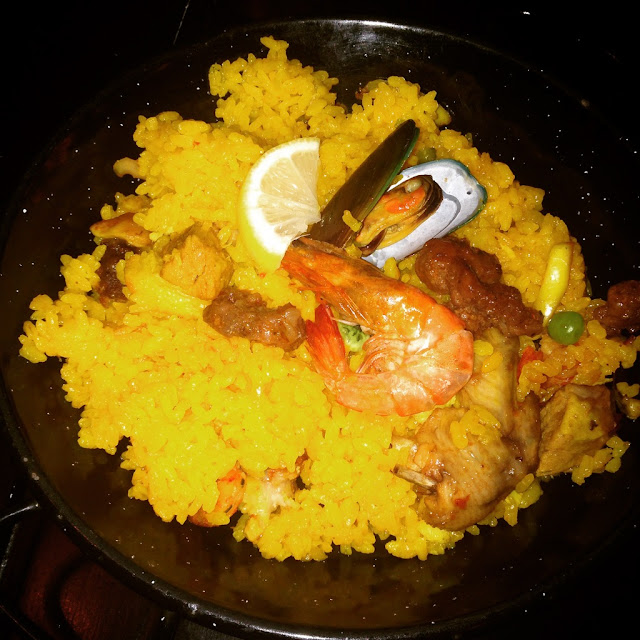 Hala Paella restaurant at Banilad Town Center in Cebu City Central Visayas Philippines Valenciana special rice dish at Hala Paella Restaurant