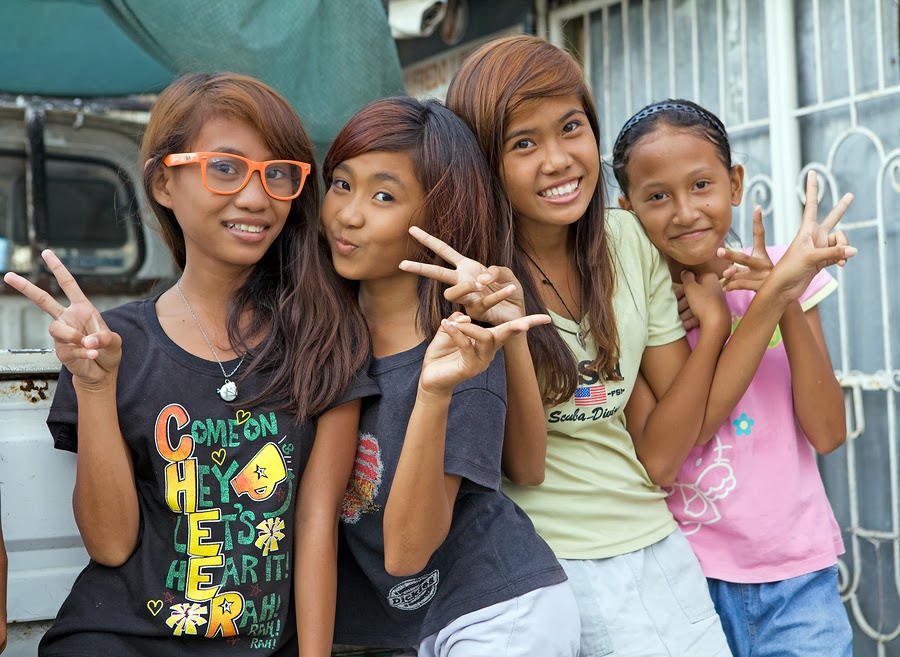 little girl, uligan slums outside of manila, philippines 