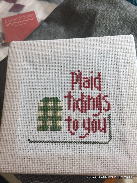 Plaid Tidings - Christmas Cross Stitch Pattern