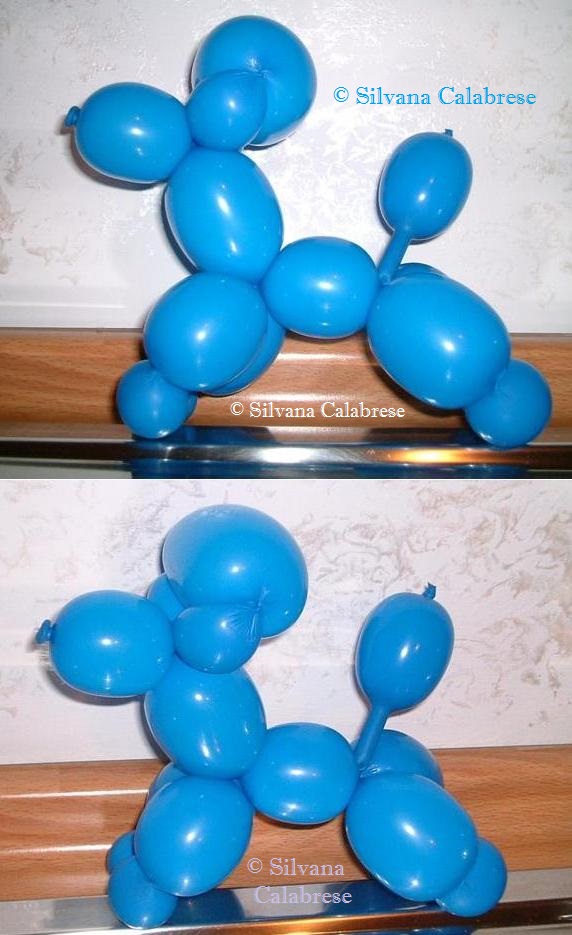 Loving San Francisco by Silvana Calabrese Balloon sculptures. A poodle