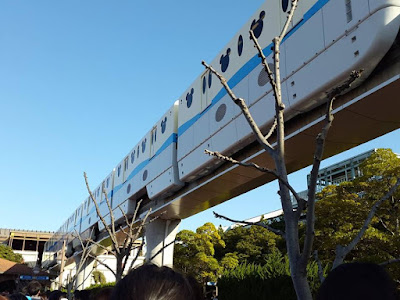 Disney Resort Monorail in Japan