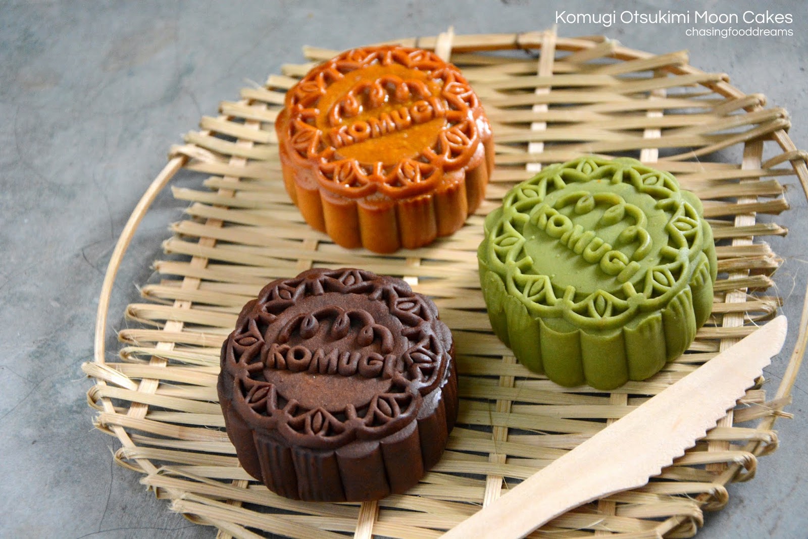 CHASING FOOD DREAMS Komugi Otsukimi Moon Cakes