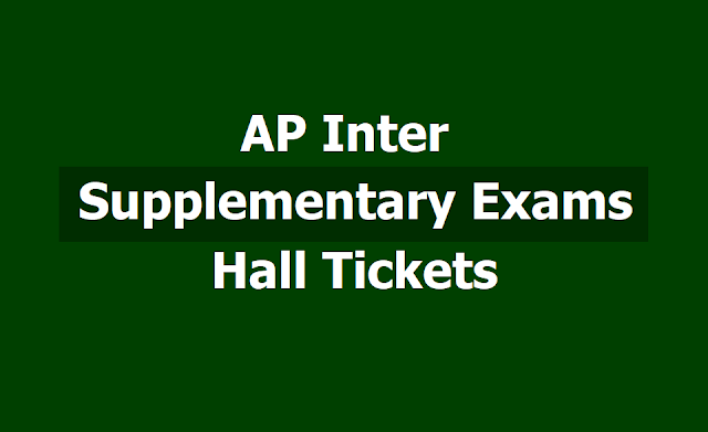 AP Inter Supplementary exams hall tickets 2019 from jnanabhumi.ap.gov.in AP Inter Supplementary exams hall tickets 2019 from jnanabhumi.ap.gov.in