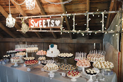 dessert table barn mini cake tables allison ryan rustic desserts weddings antler thanks sweet paper bar buffet reception tier sweets