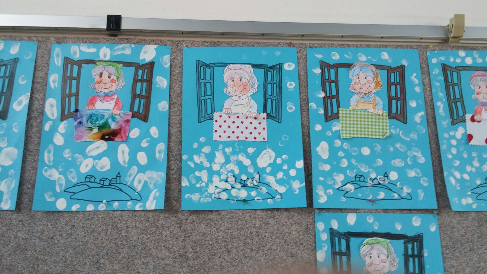Materialbiene Frau Holle
