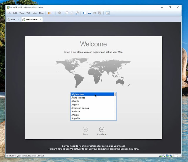 طريقة تثبيت نظام ماك Mac على ويندوز Windows وهمي نظام ماك هاي سييرا macOS high Sierra رائع جدا ويعمل على ويندوز Windows بشكل جميل جدا