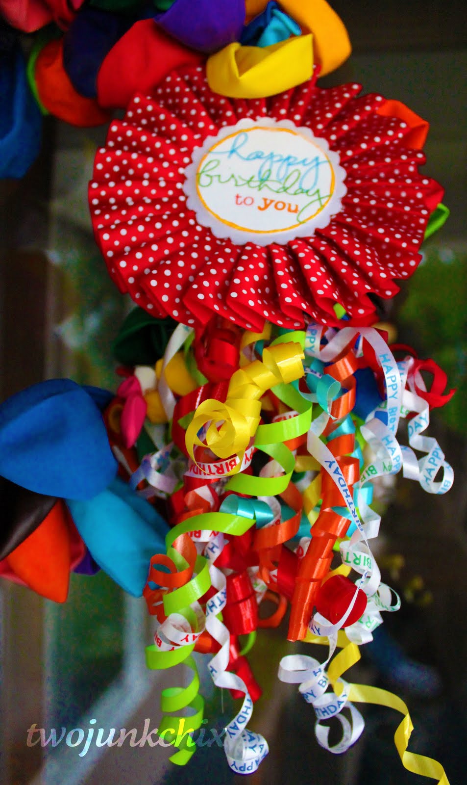 Personalised Rose Wreath Stickers - Custom Any Words For Birthday, Thank You, Party Favors (Pink, Flowers Theme)