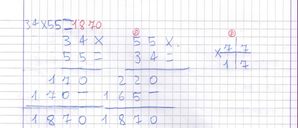 Didattica Matematica Scuola Primaria Moltiplicazioni In Colonna Classe Quarta