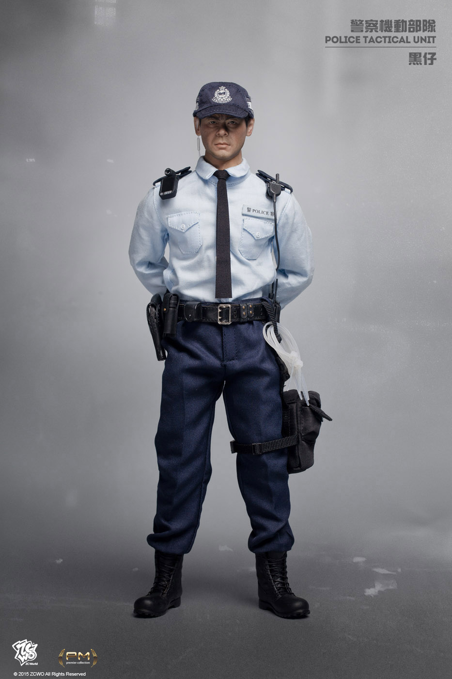 1//6 Scale Dragon Royal Hong Kong Police Tactical Unit Black Beret