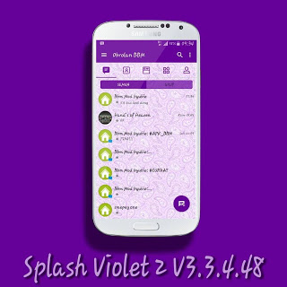 download bbm mod splash violet 2 apk download bbm mod splash violet 2 apk
