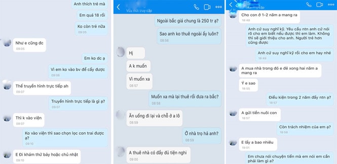 Kỳ 1: Phụ nữ làm nghề đẻ thuê và khu chợ bán con Kỳ 1: Phụ nữ làm nghề đẻ thuê và khu chợ bán con