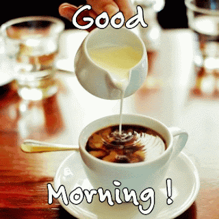 good morning gif with coffee and cream good morning gif with coffee and cream