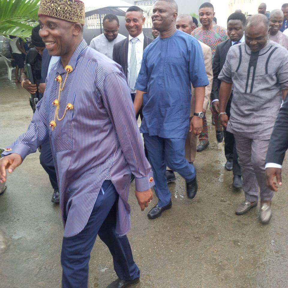 Image result for Wike and amaechi laughing together