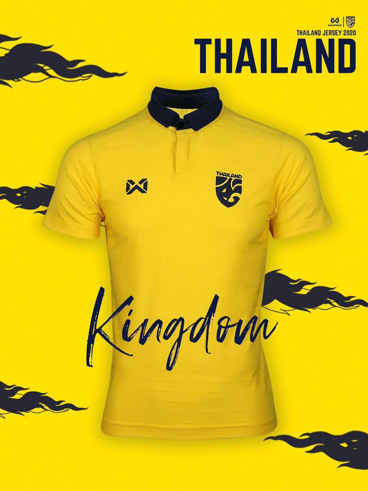 タイ代表　ウォリックス　限定ユニフォーム WARRIX 104周年記念 タイ代表 サッカーユニフォーム ワリックス限定