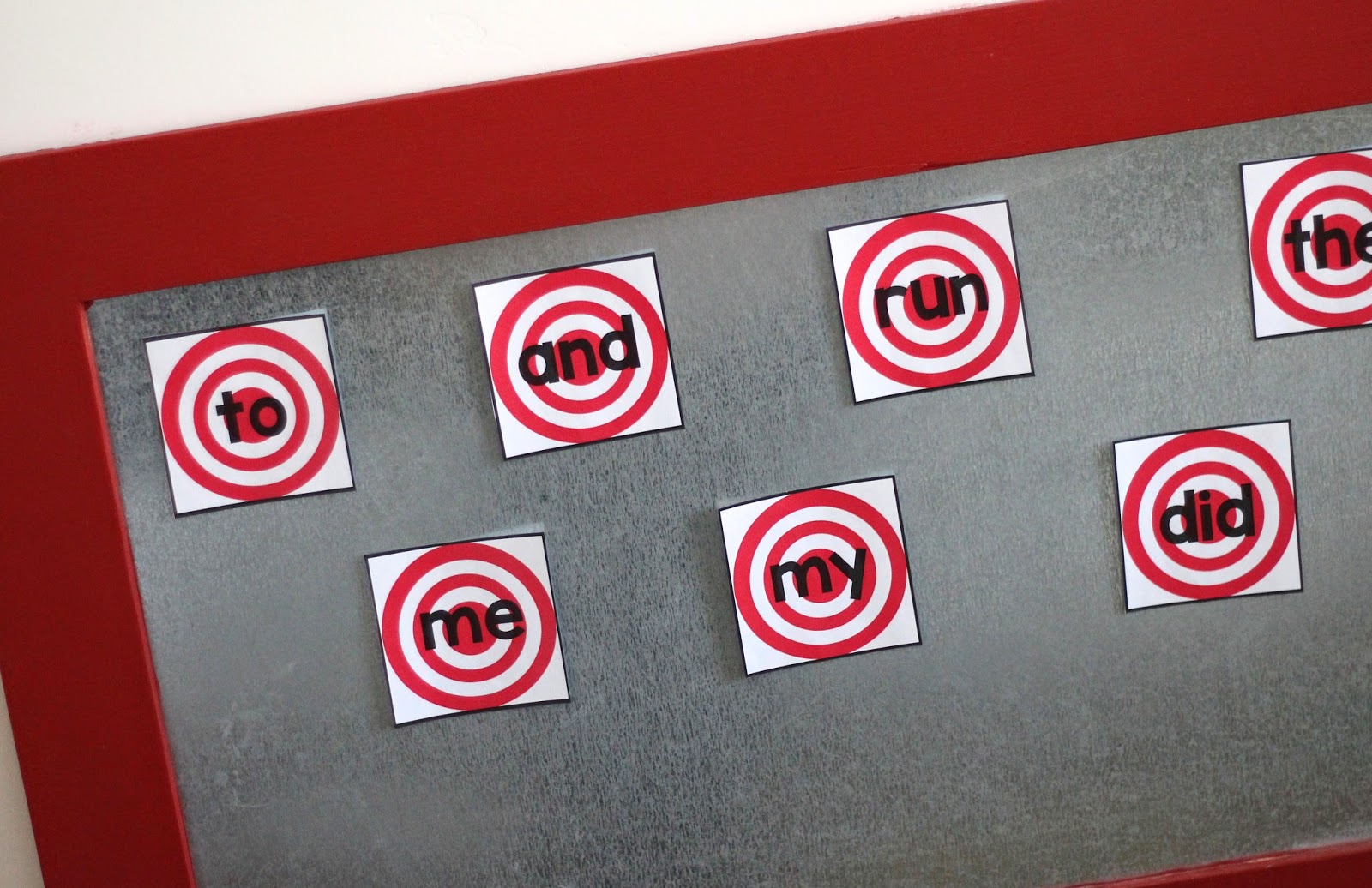 You've Been Framed: Sight Word Target Practice