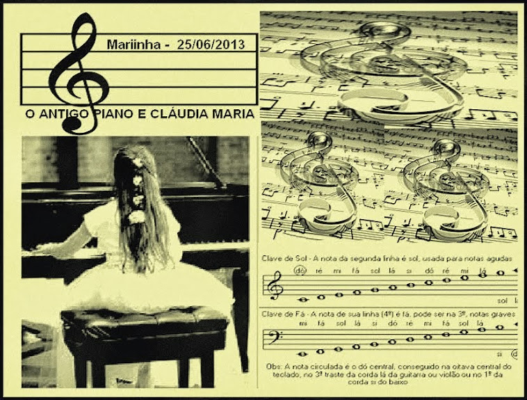 O PIANO E CLÁUDIA MARIA