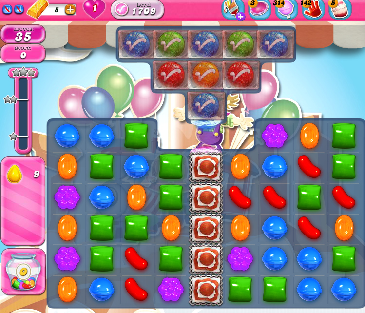 Candy Crush Saga 1709 Candy Crush Saga 1709