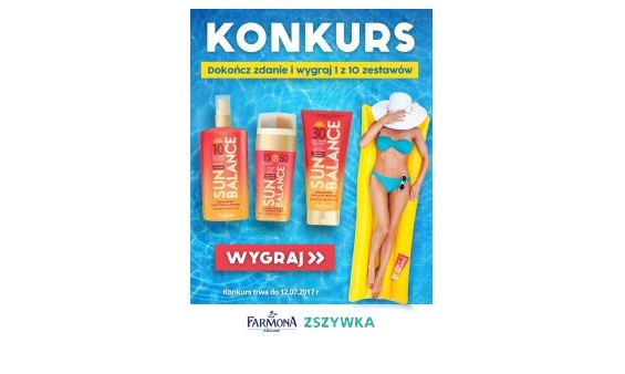 Wygraj zestaw kosmetyków Sun Balance marki Farmona Konkurs